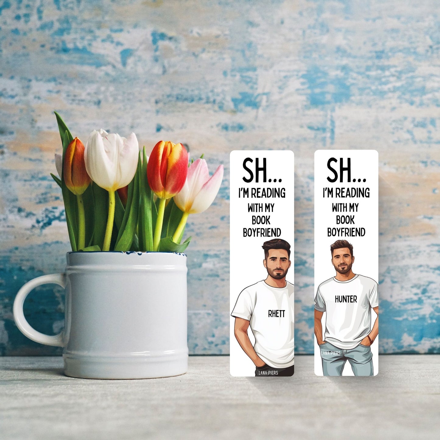 Printable Bookmarks Romcom Book Boyfriends