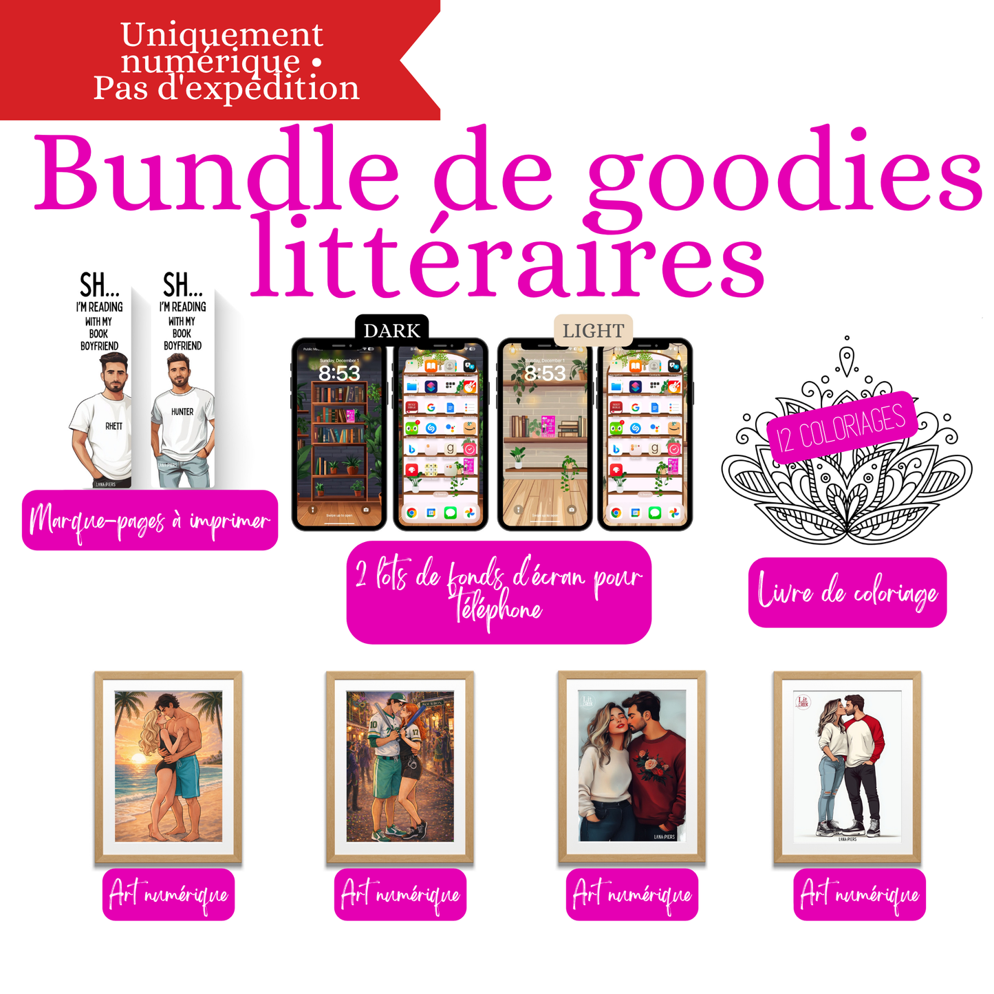 Bundle de goodies littéraires